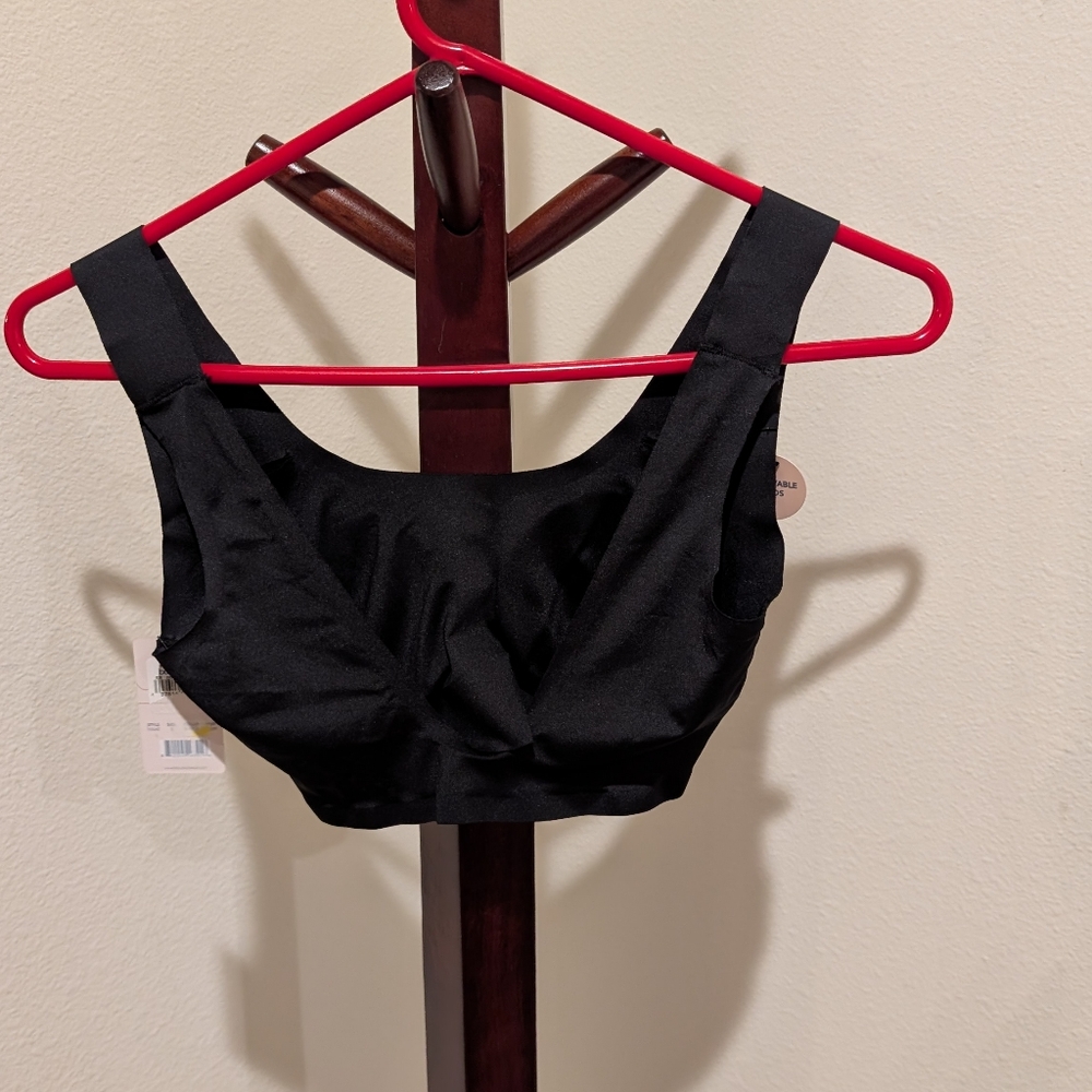 Black "Comfort by Real" bra with removable cups, size S - NEW - Picture 6 of 7